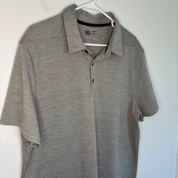 VRST Mens Short Sleeve Polo Mens XL Heathered Tan - Picture 1 of 5